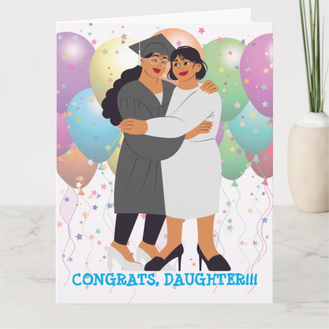 GRATTIS DOTTER!!! KORT (Framsida)