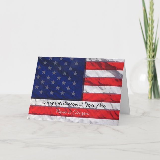 Grattis! Du är nu en medborgare Kort (Framsida)