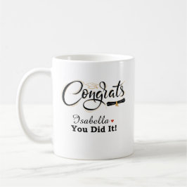 Grattis Du Klarade Det Anpassat Namn Kaffe Mug Kaffemugg