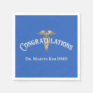 Grattis Elegant Doktor Medical Studenten Pappersservett