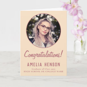 Grattis Enkel Examen Foto Examen  Kort