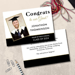 Grattis examen Foto Svart Vitt Examen Meddelande