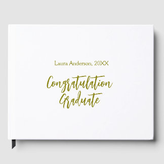 Grattis examen guld namn klass 20XX si Gästböcker