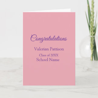 Grattis examen lägga till skolans namn enkelt mo kort