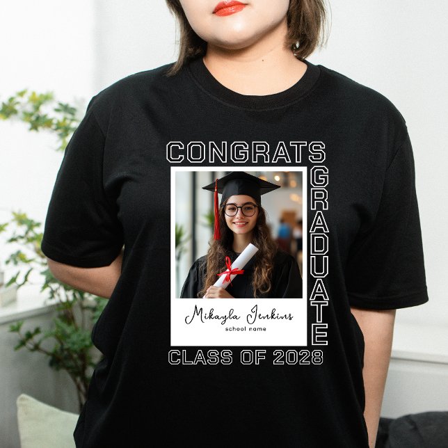Grattis examen matchande familj anpassad bild t shirt (Skapare uppladdad)
