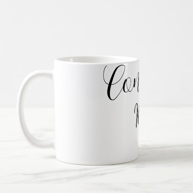 Grattis examen name enkel minimal år klass  kaffemugg (Vänster)