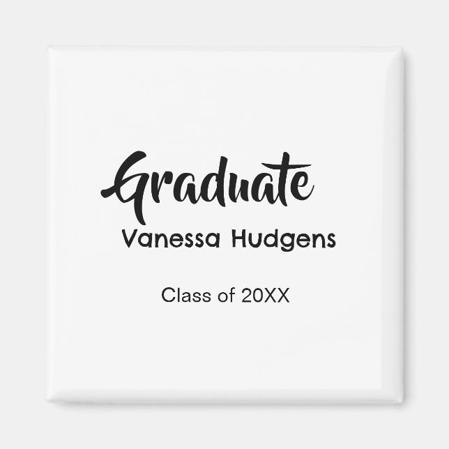 Grattis examen namn datum år klass univ magnet (Framsidan)