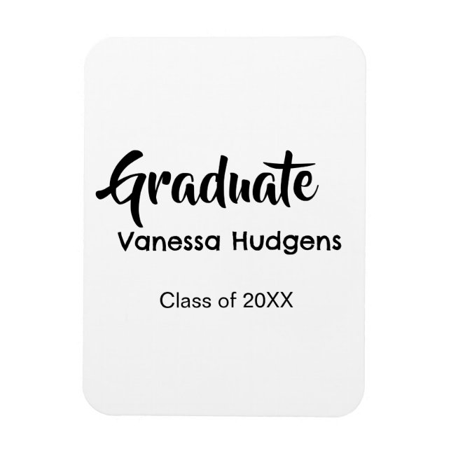 Grattis examen namn datum år klass univ magnet (Vertikal)