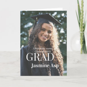 Grattis examen namn universitet namn klass 20XX Kort