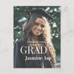 Grattis examen namn universitet namn klass 20XX Vykort