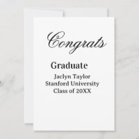 Grattis examen namn universitet namn klass av 