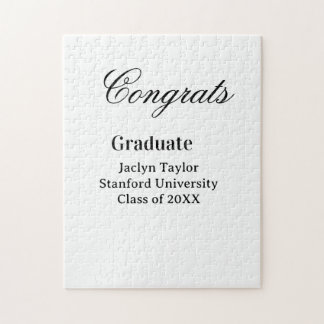 Grattis examen namn universitet namn klass pussel