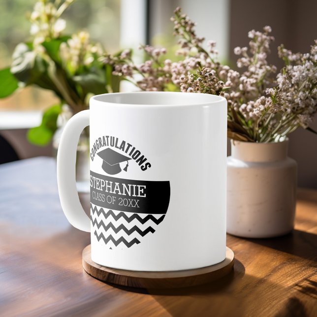 Grattis examen - Personlig examen Kaffemugg (Custom mug)