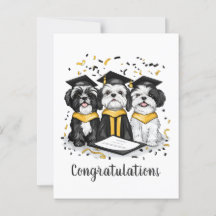 Grattis Examen Shih Tzu Hundar