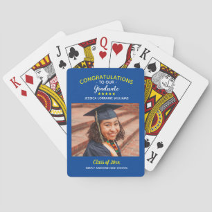 Grattis Examenshögtid Beställd Foto Casinokort