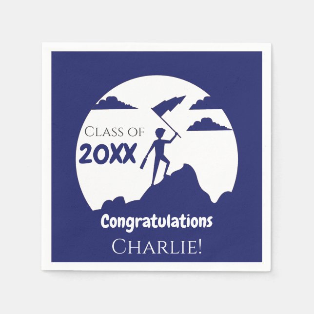 Grattis Examensresultat Servett 2024 (Framsidan)