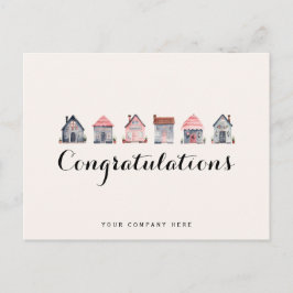Grattis Fastigheter Ny Husägare Vykort