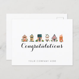 Grattis Fastighetsmäklare Ny Husägare Vykort