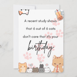 Grattis födelsedagskort / inbjudan