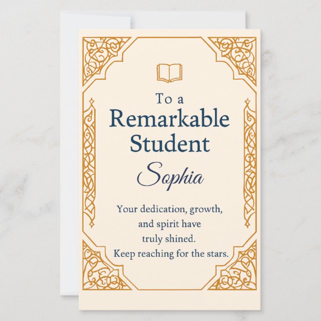 Grattis för elegant för ett exceptionellt St. (Framsida)