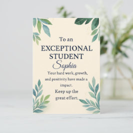 Grattis för elegant för ett exceptionellt St. Kort