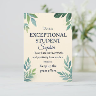 Grattis för elegant för ett exceptionellt St. Kort