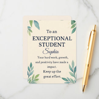 Grattis för elegant för ett exceptionellt St. Tilläggskort