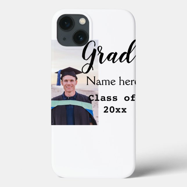 grattis för student-foto lägga till ditt namn till (Baksida)