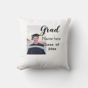grattis för student-foto lägga till ditt namn till kudde