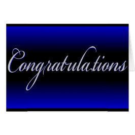 Grattis för svart tonad elegant hälsningskort