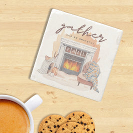 Grattis Friendsgiving Gathering Stenunderlägg