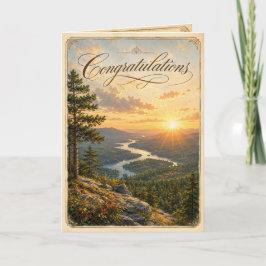 Grattis Golden New England Mountain Valley Kort