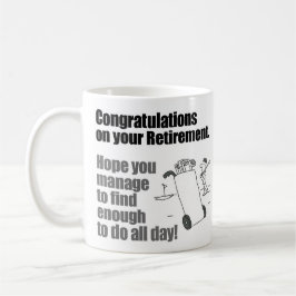 Grattis Golfare Pensionering Kaffemugg