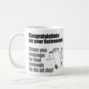 Grattis Golfare Pensionering Kaffemugg