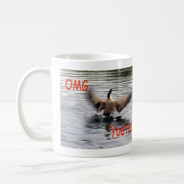 Grattis Goose 60-årsdag flaxar Kaffemugg (Vänster)