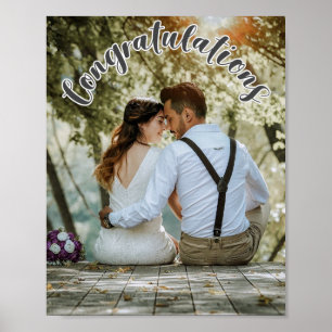 GRATTIS Grå OVERLAY TEXT Fotoaffisch Poster