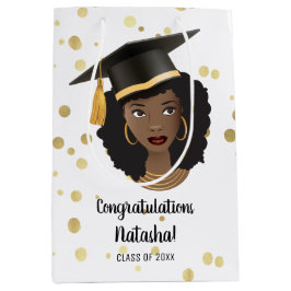 Grattis Grad! Black Woman w/Studentmössa