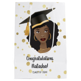 Grattis Grad! Black Woman w/Studentmössa