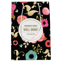 Grattis Grad. Det moderna Blommönstret