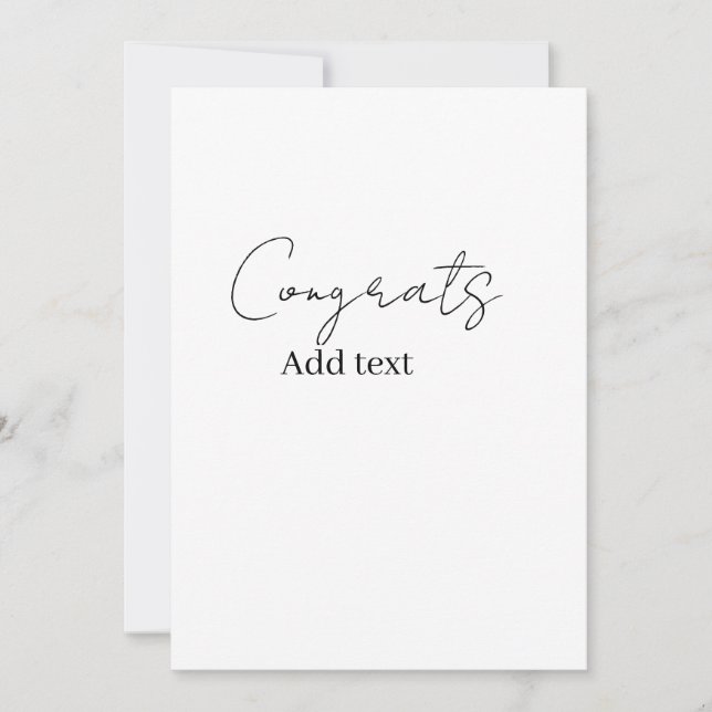 Grattis gratulation examen namn datum  inbjudningar (Framsida)
