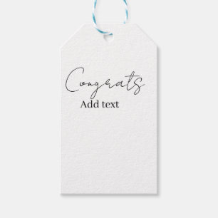 Grattis gratulation examen namn datum presentetikett