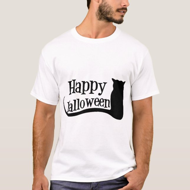 grattis halloween t shirt (Framsida)