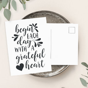 Grattis Heart Handbokad typografi, citat Vykort