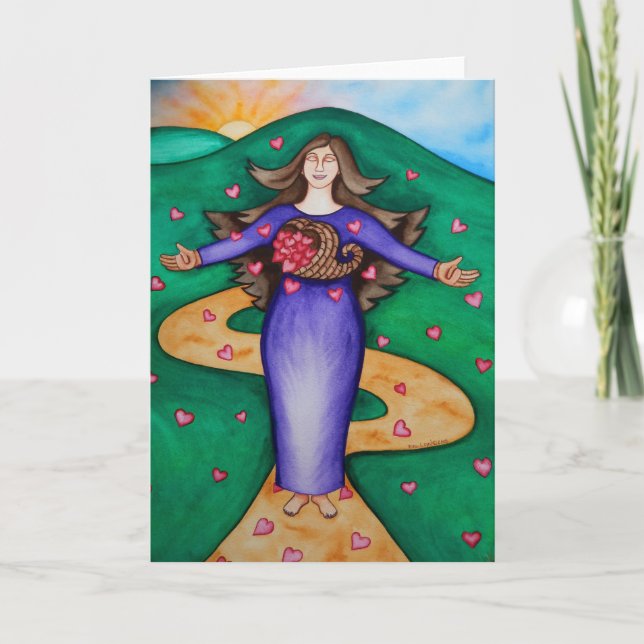 Grattis Heart Kort (Framsida)