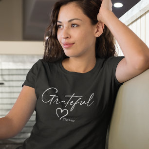 Grattis Heart   Skript för minimalt Bläck T Shirt