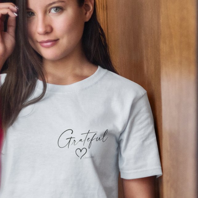 Grattis Heart | Skript för minimalt Bläck T Shirt (Skapare uppladdad)