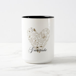 Grattis Heart Två-Tonad Mugg