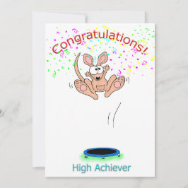 Grattis High Achiever  Inbjudningar