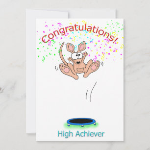 Grattis High Achiever Inbjudningar
