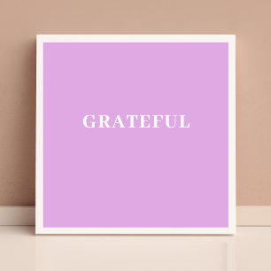Grattis, inspirerande modern, minimalistisk poster